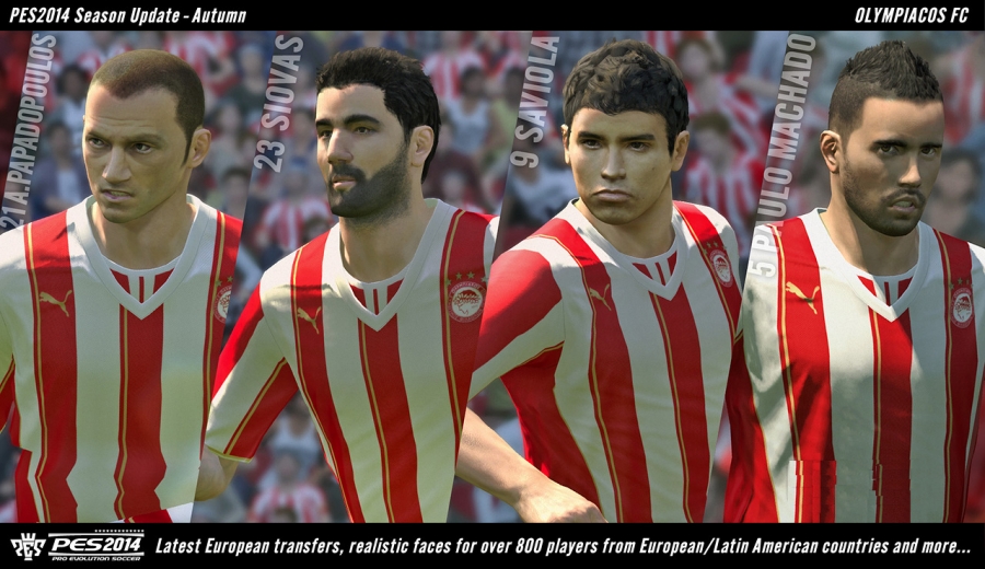 Pro Evolution Soccer 2014: Update Νοεμβρίου