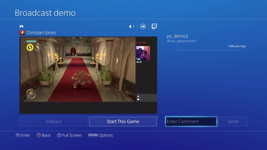 PlayStation 4: Το user interface
