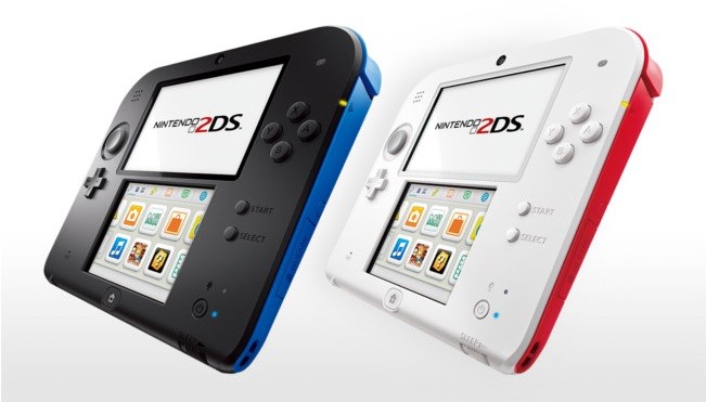 Nintendo 2DS Crystal Red και Blue