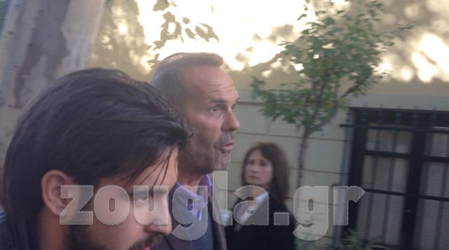 Ο Π. Κωστόπουλος προσέρχεται στα δικαστήρια της Ευελπίδων