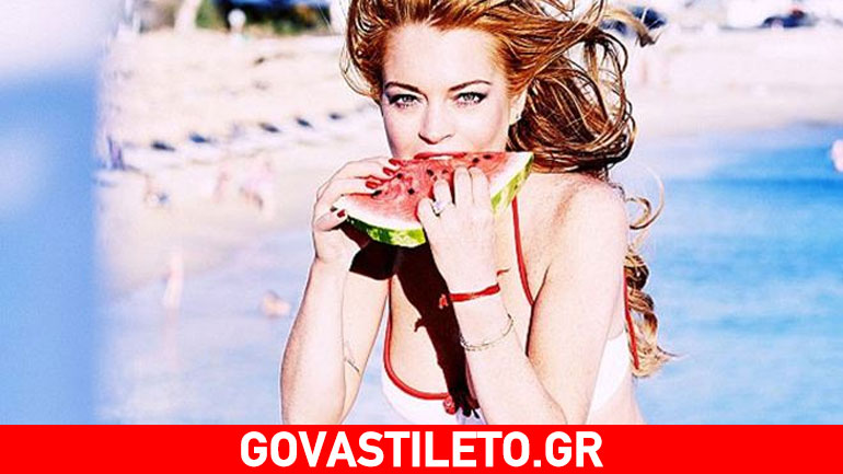Lindsay Lohan: Βγήκε από τα ρούχα της και πόζαρε πιο σέξι από ποτέ στη Μύκονο!