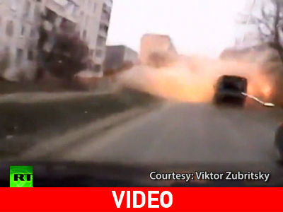 Βίντεο – σοκ από τη στιγμή που αιματοκυλίστηκε η Μαριούπολη