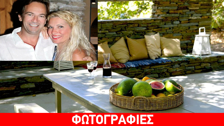 Ο παράδεισος του Ματέο και της Ελένης στα Άχλα στην Άνδρο