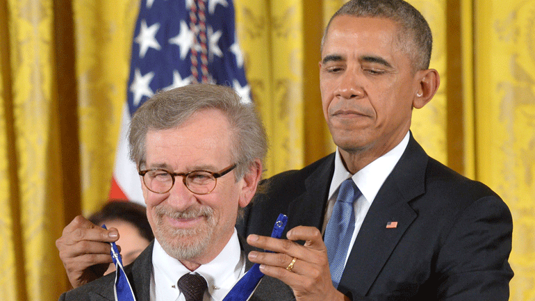 Ο Μπαράκ Ομπάμα τίμησε τον Στίβεν Σπίλμπεργκ