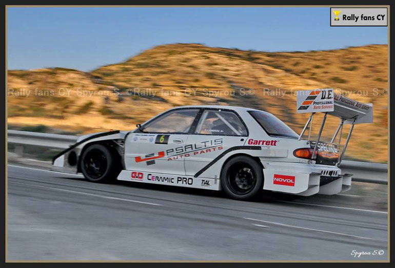 Το εντυπωσιακό και ειδικά διαμορφωμένο Mitsubishi του Δημήτρη Λάμπρου σημείωσε τον τρίτο καλύτερο χρόνο γενικής...