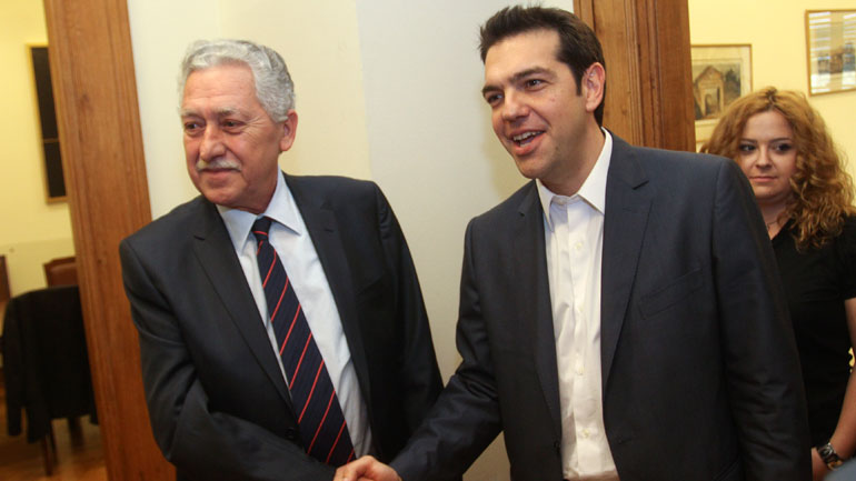 Εκλογές 2015: Τηλεφωνική επικοινωνία Αλ. Τσίπρα – Φ. Κουβέλη