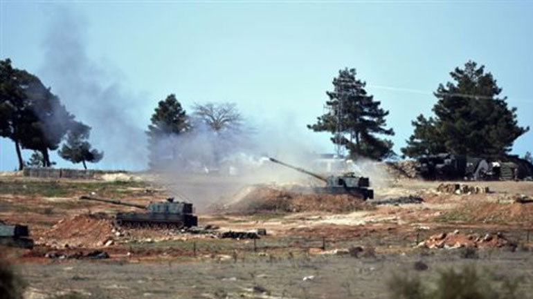 Ο τουρκικός στρατός βομβάρδισε θέσεις των Κούρδων μαχητών YPG στη βόρεια Συρία