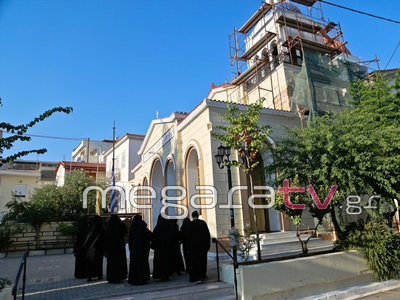 Στον Ι.Ν. Κοιμήσεως Θεοτόκου για προσκύνημα η σορός του Μητροπολίτη Μεγάρων