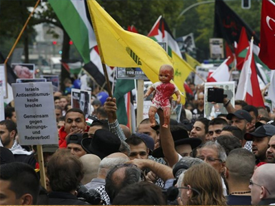 Διαδηλώσεις για τη Γάζα στο Βερολίνο