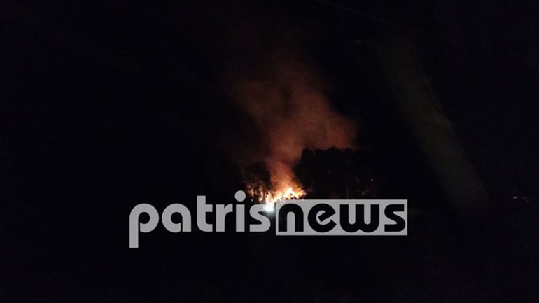 Πυρκαγιά στην Ηράκλεια Ηλείας