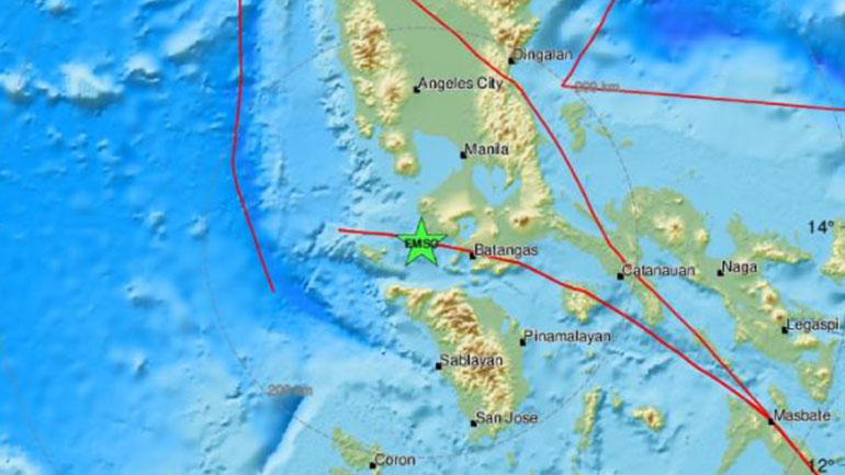 Σεισμός 5,7 Ρίχτερ στις Φιλιππίνες