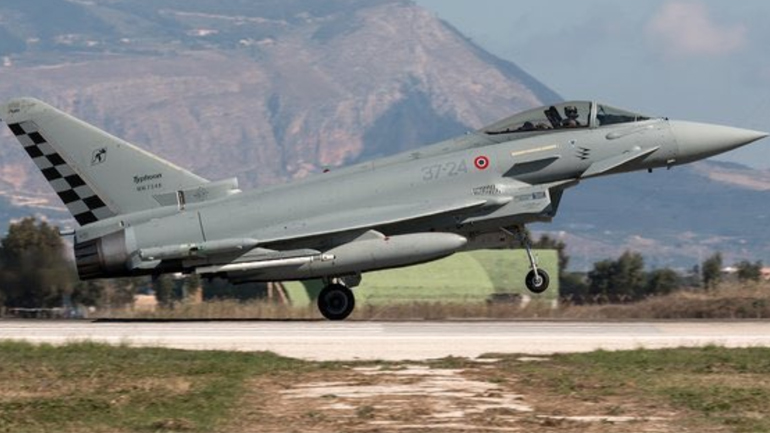 Συνετρίβη μαχητικό Eurofighter στη Σικελία