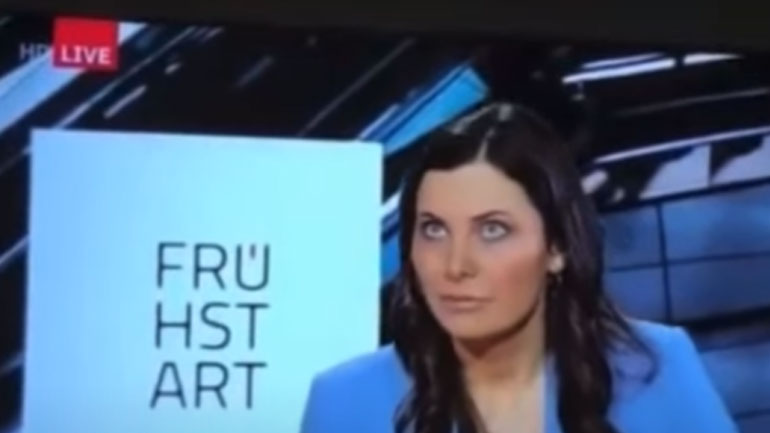 Βίντεο: Γερμανίδα δημοσιογράφος κατέρρευσε on air