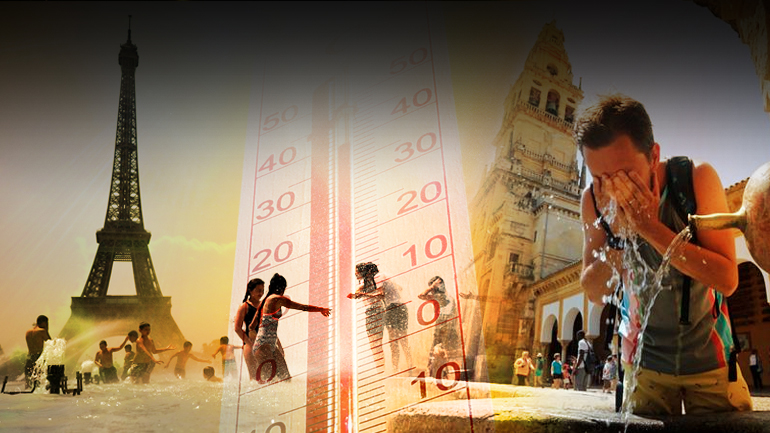 Ακραίος καύσωνας στη Δυτική Ευρώπη