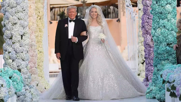 Tiffany Trump: H κόρη του Donald Trump παντρεύτηκε τον δισεκατομμυριούχο Michael Boulos σε μια παραμυθένια τελετή