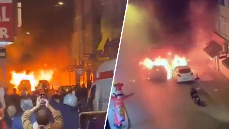 Εκρήξεις στην Κωνσταντινούπολη – Στις φλόγες τρία αυτοκίνητα