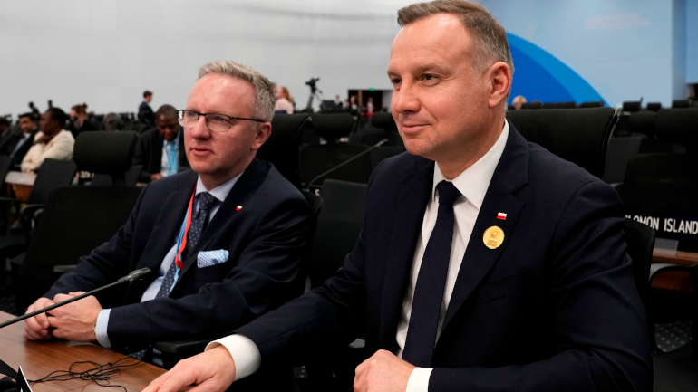 Πολωνία: Τηλεφωνική επικοινωνία του προέδρου Ντούντα με Μπάιντεν και Ζελένσκι