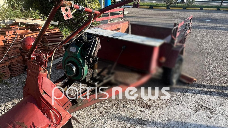 Πύργος: Σε κρίσιμη κατάσταση 63χρονος που καταπλακώθηκε από φρέζα