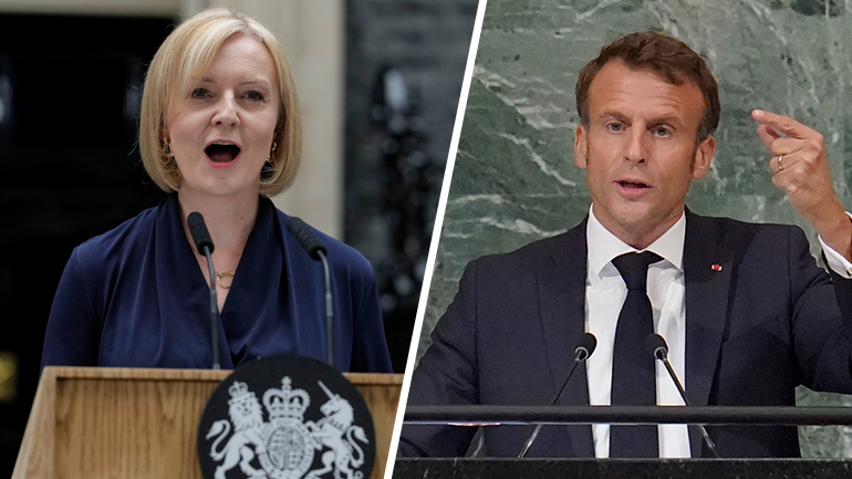 Τρας και Μακρόν συμφώνησαν για εμβάθυνση της συνεργασίας Λονδίνου-Παρισιού