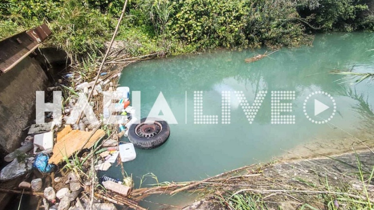 Ηλεία: Αυτοκίνητο έπεσε σε αρδευτικό κανάλι- Σώθηκε η οδηγός