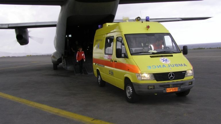 Μεταφορά μοσχευμάτων από το Ηράκλειο στη Θεσσαλονίκη με αεροσκάφος της Πολεμικής Αεροπορίας