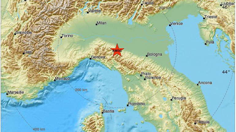 Σεισμός 4,7 Ρίχτερ στην Πάρμα