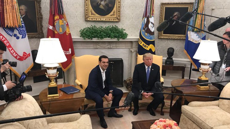 CNBC: «Το μήνυμα του Τραμπ στον Τσίπρα: Οι ΗΠΑ μπορεί να αυξήσουν τις επενδύσεις στην Ελλάδα, έναν σύμμαχο κλειδί στο NATO»