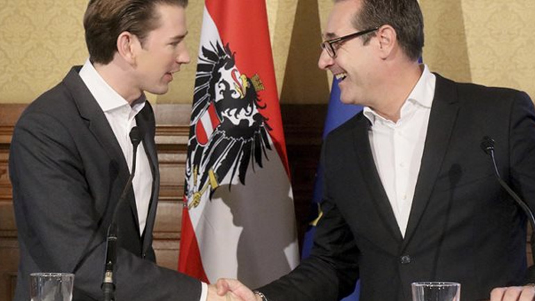 Κυβέρνηση συνασπισμού συντηρητικών- ακροδεξιών στην Αυστρία