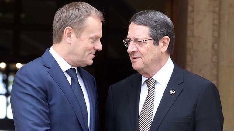 Για τη Σύνοδο Κορυφής ΕΕ-Δυτικών Βαλκανίων, συζήτησαν Αναστασιάδης-Τούσκ