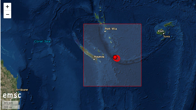Ισχυρός σεισμός 6,7 Ρίχτερ στη Νέα Καληδονία