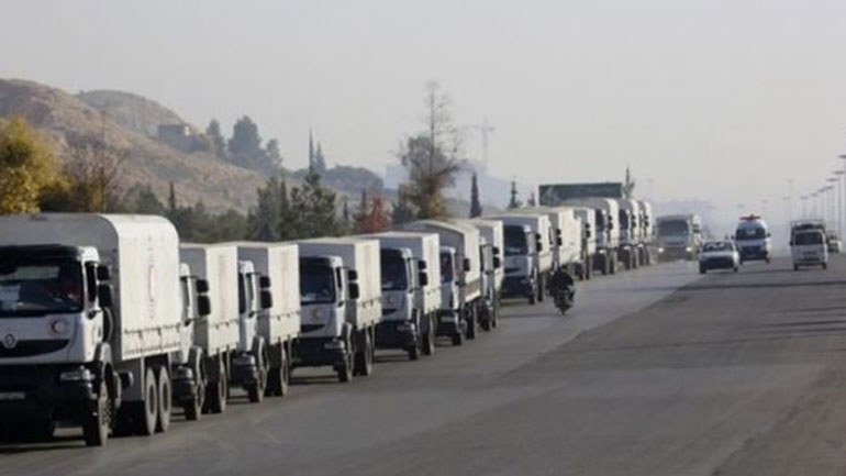 Αυτοκινητοπομπή μεταφέρει τραυματίες και Κούρδους μαχητές από την Ρας αλ-Άιν