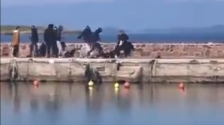 Ξυλοκόπησαν μέλη ΜΚΟ στη Λέσβο Ξυλοκόπησαν μέλη ΜΚΟ στη Λέσβο