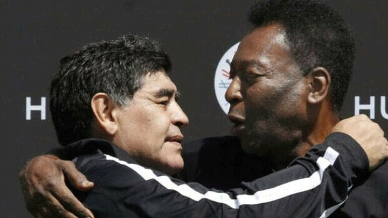 Πελέ για Μαραντόνα: «Μία μέρα θα κλωτσάμε μαζί την μπάλα στον ουρανό»