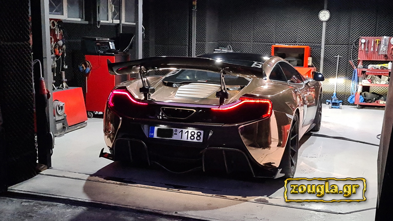 Επισκευάστηκε και βγήκε πάλι στους δρόμους η McLaren που είχε έξοδο στο Τατόι