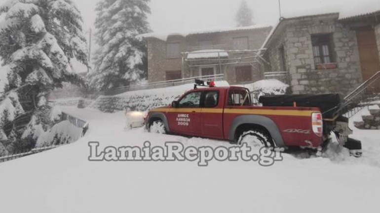 Φθιώτιδα: Στα «λευκά» και πάλι Δομοκός, Καρπενήσι και χωριά της Λαμίας