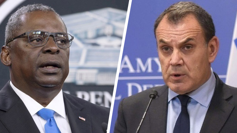 Παναγιωτόπουλος-Όστιν: Τα είπαν τηλεφωνικά για Ουκρανία και αμυντική συμφωνία Ελλάδας – ΗΠΑ