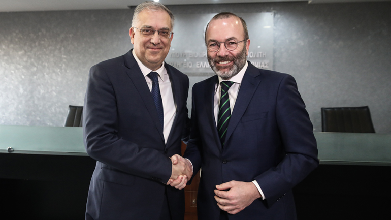 Τ. Θεοδωρικάκος σε Μ. Βέμπερ: «Φυλάμε αποτελεσματικά τα σύνορα της Ελλάδας και της Ευρώπης»