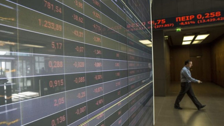 Αρνητικό κλίμα στο Χρηματιστήριο Αθηνών