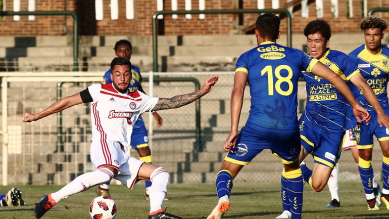 Έδειξε ότι θέλει δουλειά ο Ολυμπιακός στο ισόπαλο (1-1) φιλικό με τη Σιντ Τρούιντεν