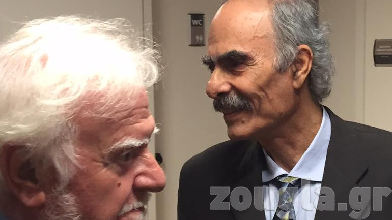 Ο Π. Ζωγράφος με τον Ν. Κατσαρό