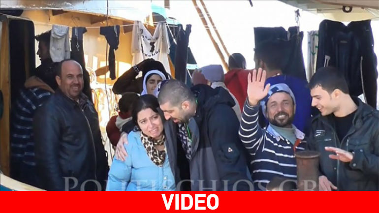 Χίος: Συγκλονιστικές εικόνες από τη διάσωση προσφύγων