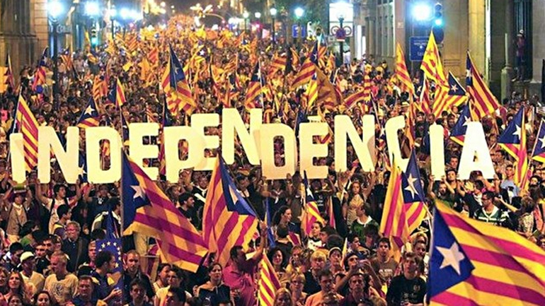 Κατά της ανεξαρτητοποίησης από την Ισπανία η πλειοψηφία των Καταλανών