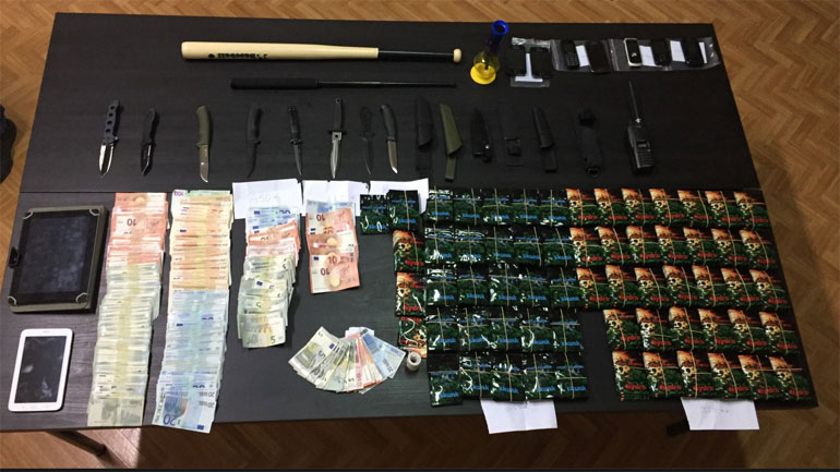 Θεσσαλονίκη: Εξάρθρωση οργανωμένου κυκλώματος εμπορίας-διακίνησης εξαρτησιογόνων ουσιών