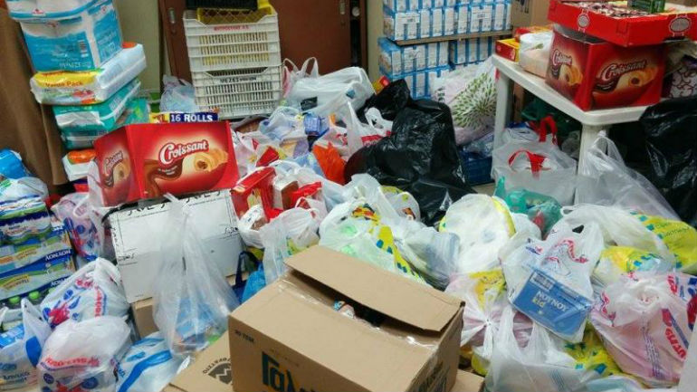 Ωραιόκαστρο Θεσσαλονίκης: Δείχνουν την αλληλεγγύη τους προς τους πρόσφυγες