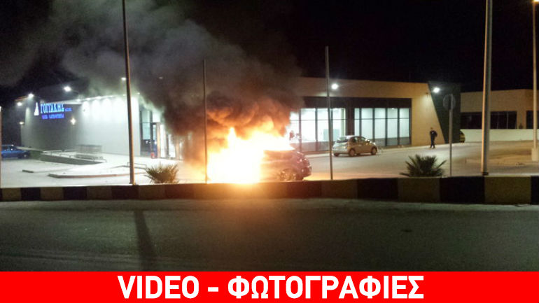 Ρόδος: Αυτοκίνητο άρπαξε φωτιά εν κινήσει
