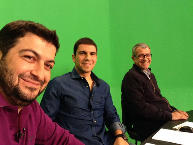 Από αριστερά: Σειτανίδης, Κατσίμης και Χατζηπαναγιώτου...