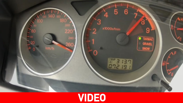 Δείτε πως επιταχύνει μέχρι τα 270 χλμ./ώρα ένα Mitsubishi EVO 600 ίππων…