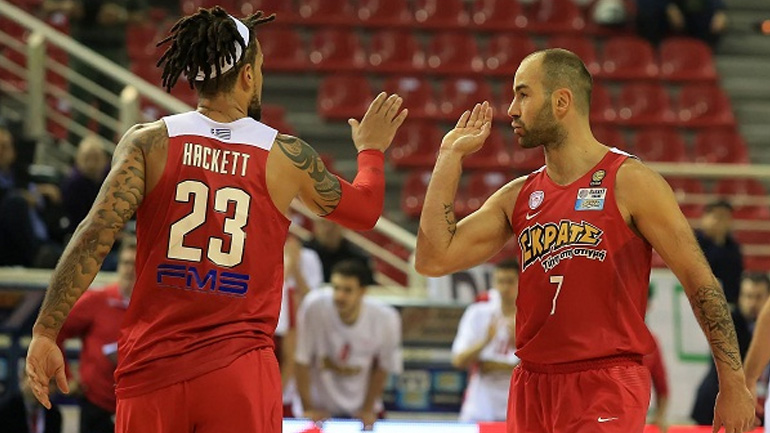 Στην παράταση ο Ολυμπιακός, 104-99 τον ΠΑΟΚ στην Πυλαία