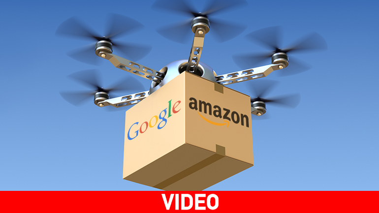 Το 2017 η Google ξεκινά η παράδοση εμπορευμάτων με drone