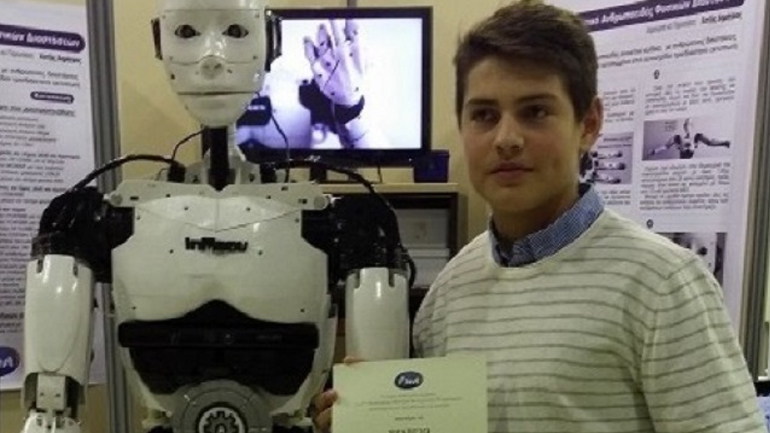 Παγκόσμια διάκριση για 15χρονο μαθητή από την Καβάλα που κατασκεύασε ρομπότ